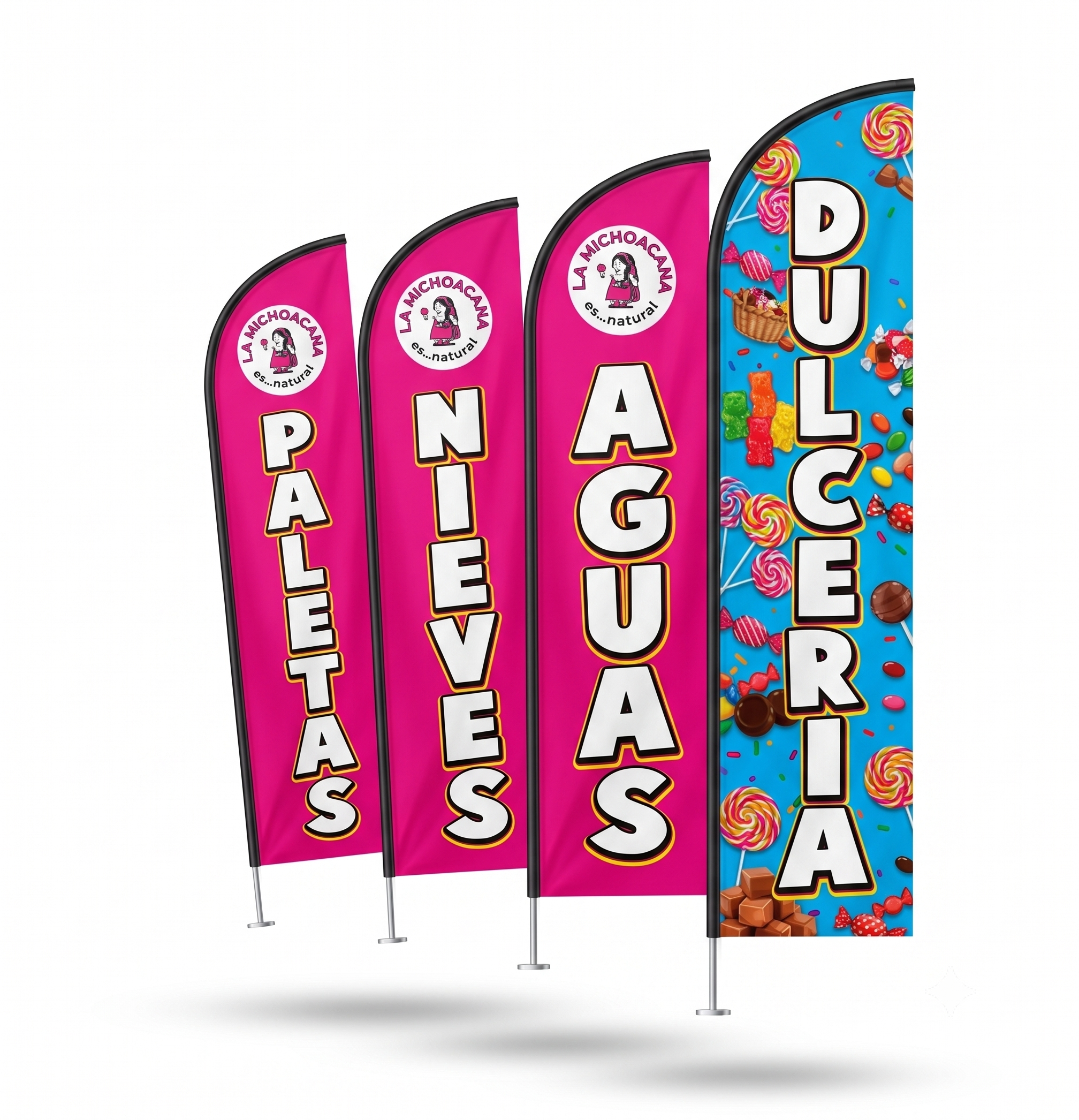 Bandera Publicitaria Personalizada 3.15 m - Image 2