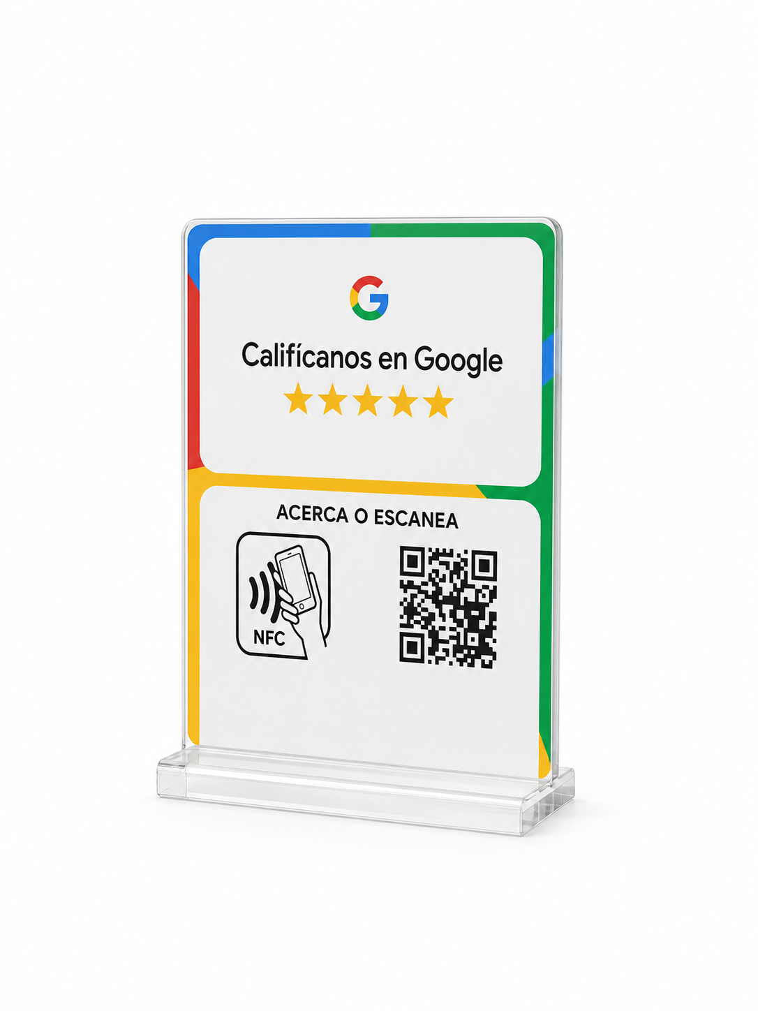 Nfc Tarjeta Blanca De Reseña - Image 2