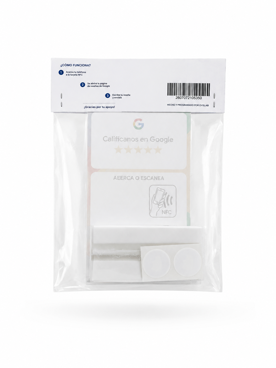 Nfc Tarjeta Blanca De Reseña - Image 7